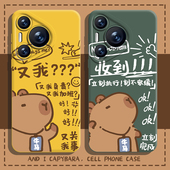 又我卡皮巴拉手机壳适用华为pura70打工人nova13牛马mate60pro搞怪p50趣味40水豚30 10荣耀200男100