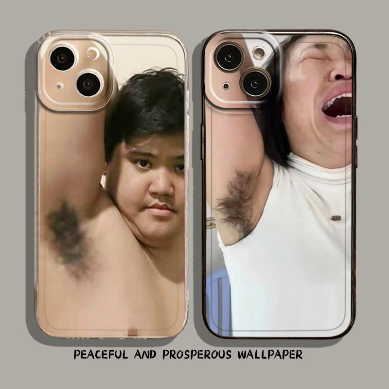 适用苹果17手机壳iphone16promax腋臭哥姐15plus抽象14pro猎奇13mini搞笑12搞怪11趣味8p恶搞7沙雕xs独特xr/x - 实物图