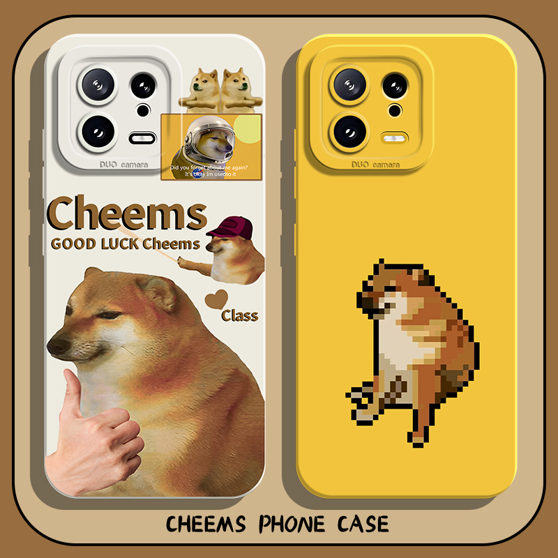适用小米红米手机壳cheems柴犬