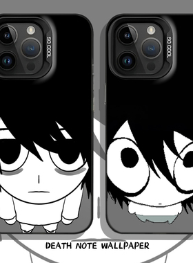 适用一加ace6手机壳iqoo15死亡笔记L动漫1+13搞怪12pro表情包neo11抽象10/9/8/7se/5新款3/2/s/r/t/oppo/vivo