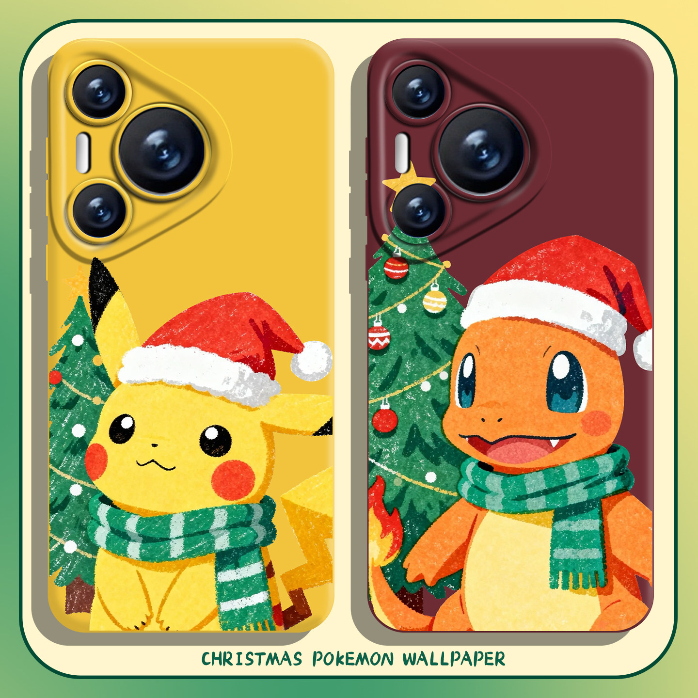 适用华为pura80手机壳nova14圣诞节mate70pro宝