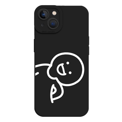 火柴人趣味情侣手机壳