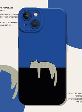 适用一加ace6手机壳iqoo15像素风猫咪1+13简约12pro新款neo11蓝色10小众9/8/7se/5高级感3/2/s/r/t/oppo/vivo