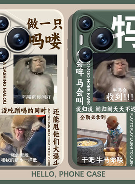 适用华为手机壳搞怪吗喽