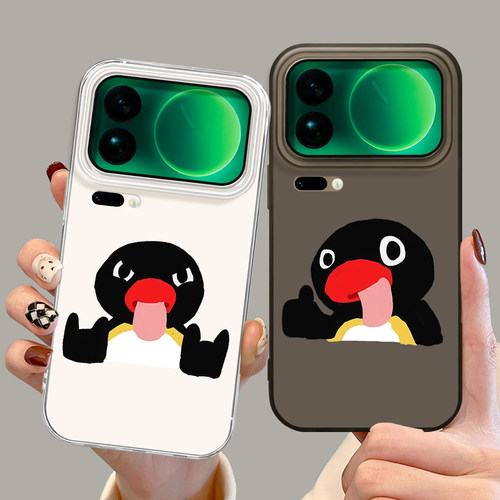 适用小米红米手机壳搞怪pingu