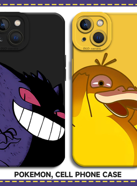 宝可梦手机壳适用一加ace5皮卡丘3耿鬼iqoo13pro神奇宝贝2卡通1+12动漫10男neo9女8/7/6se/11s/10r/15/6/vivo