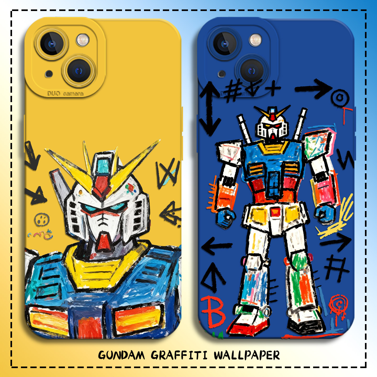 适用苹果17手机壳iphone16promax涂鸦15plus高