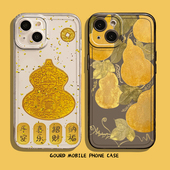 11红米k80k70马年k60新年k50 k40s k90 好运葫芦手机壳适用小米15招财14ultra发财13pro国风12新中式 note17