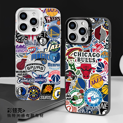 nba篮球队标手机壳新款