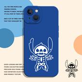 3男2 5至尊版 oppo vivo 7se 13史迪仔12pro蓝色neo11新款 适用一加ace6手机壳iqoo15骨骼史迪奇1