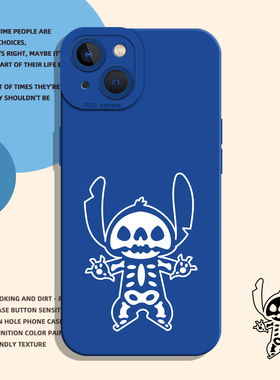 适用一加ace6手机壳iqoo15骨骼史迪奇1+13史迪仔12pro蓝色neo11新款10/9/8/7se/5至尊版3男2/s/r/t/oppo/vivo