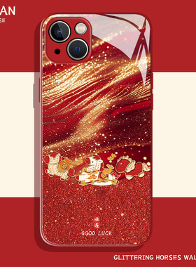 适用小米17promax手机壳15流水生金14pro马年13红色12限定11红米k90k80k70k60k50k40本命年note10新年turbo女