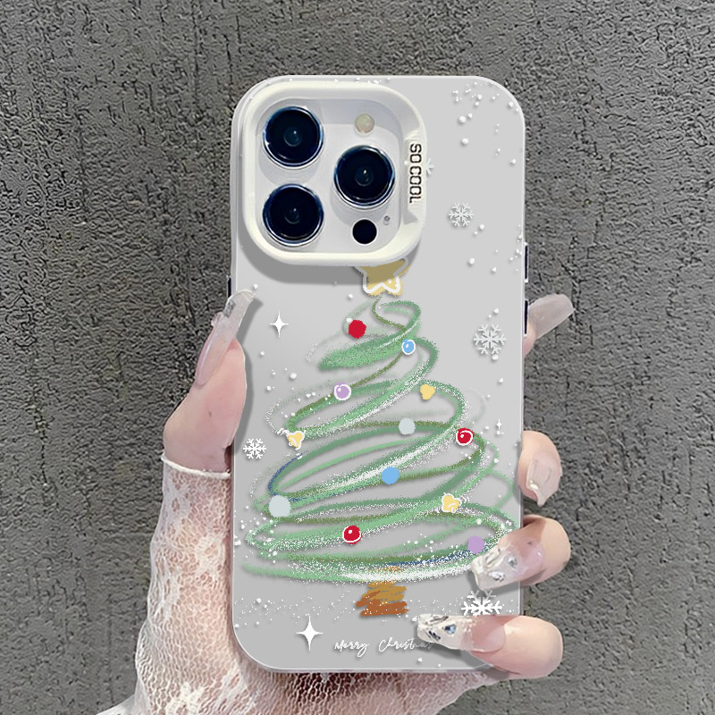 适用小米红米手机壳圣诞树