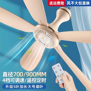 波士洁小吊扇调速床上宿舍蚊帐塑风力小型客厅电风扇家用料五叶大