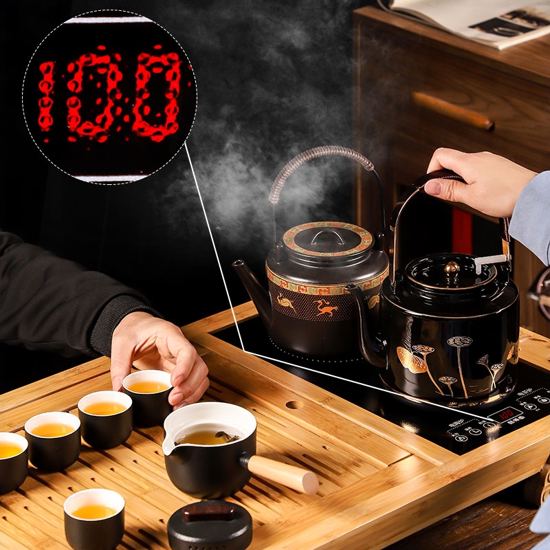 頤源堂 VKD-10101電熱水壺電陶爐使用電茶雙爐嵌入式茶桌茶臺(tái)同時(shí)