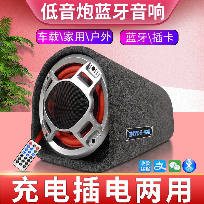 英顿充电蓝牙音响户外k歌家用蓝