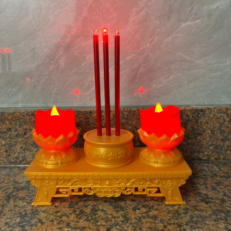 清明节用品电池式蜡烛灯