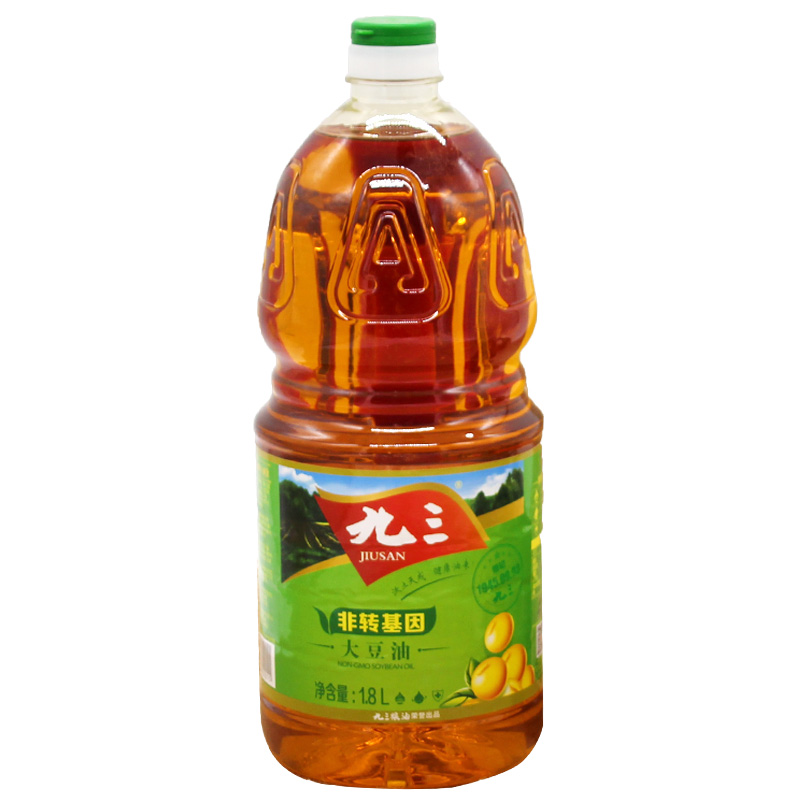 【东北特产】九三非转基因大豆油色拉油1.8L小桶植物油食用油包邮 粮油调味/速食/干货/烘焙 大豆油 原图主图