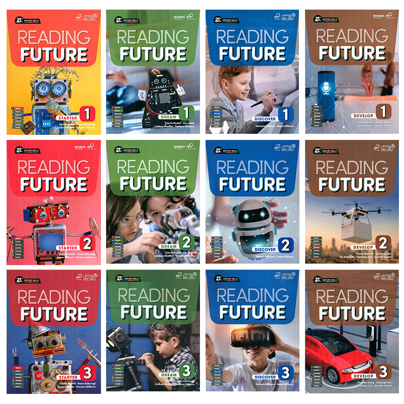 美国原版Compass少儿英语阅读教材Reading Future 综合性教材21世纪跨学科阅读综合教材 免费APP with CD-ROM学习软件少儿英语阅读