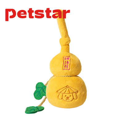 【petstar_灵葫戏】狗狗自嗨毛绒玩具耐咬磨牙解闷葫芦玩具