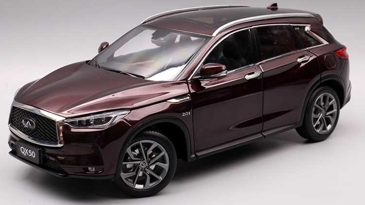 新款东风英菲尼迪原厂 1:18 新qx50全开合金suv越野汽车模型礼物