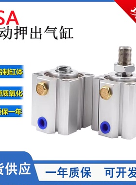 SSA单动押出型气缸SSA12/16/20/25/32/40/50/63/80/100X5X10X20-S