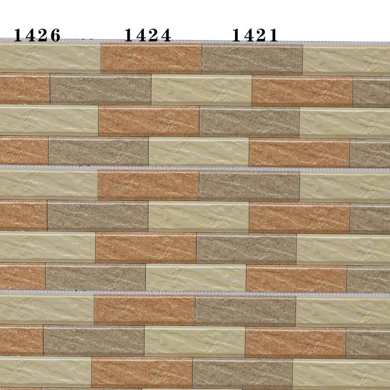 纸皮砖45x145mm外墙砖三色砖农村家用自建房纸皮贴室外抗冻瓷砖