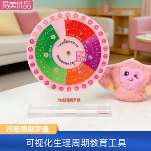 私密护理周期图解教具月经周期可视化罗盘产后恢复机构教学道具品