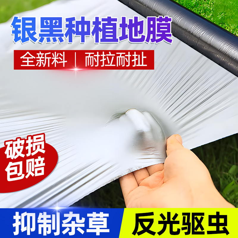 蔬果净化毒素增色银黑双色地膜