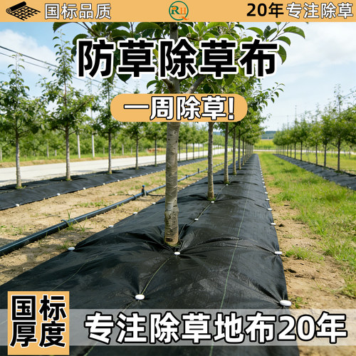 防草除草布新型防草布防草网加厚耐用果树遮草布盖草地布地膜农用