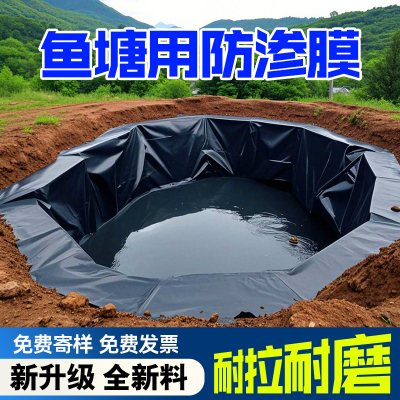 鱼塘用防渗膜鱼池专用加厚土工膜