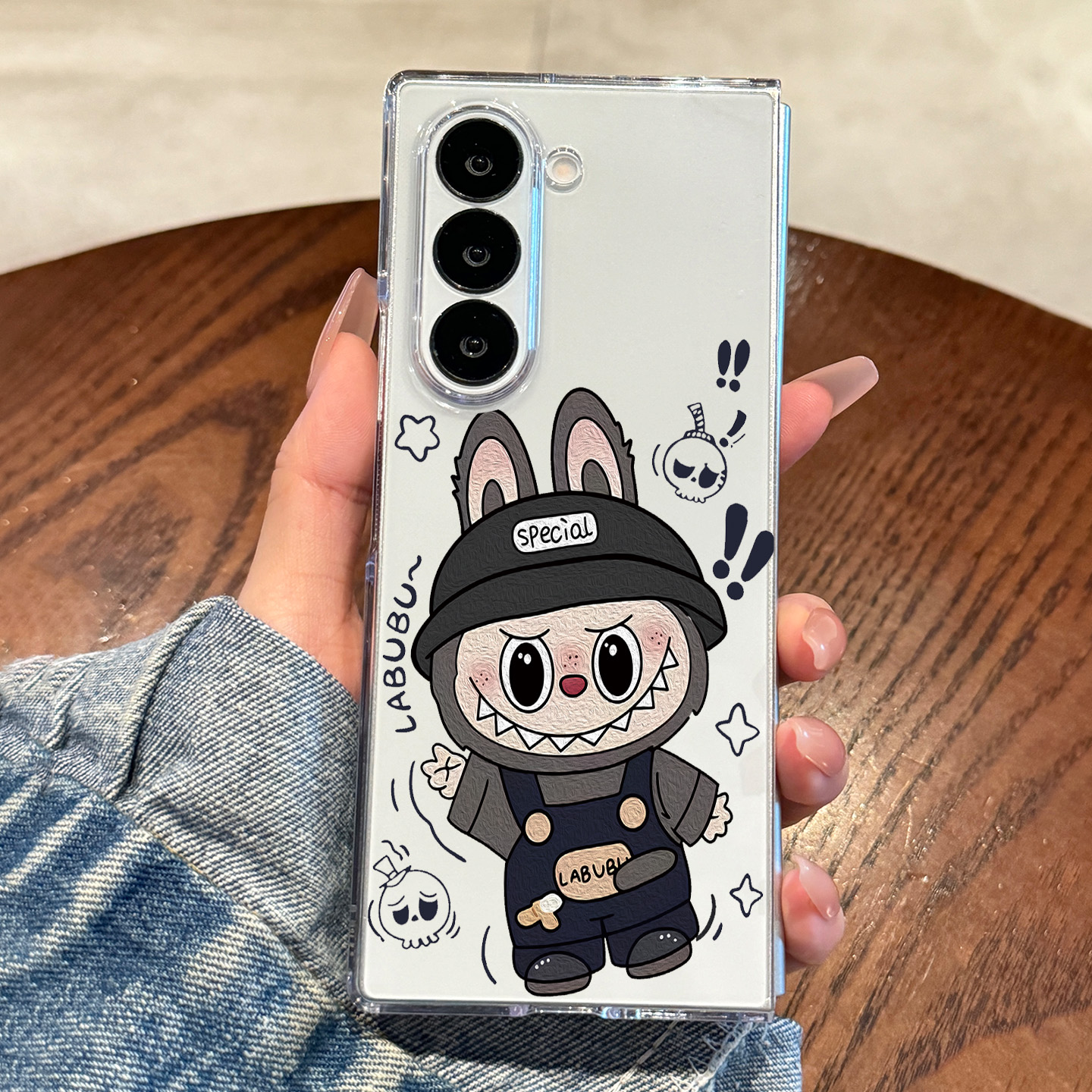 适用于三星zfold手机壳拉布布