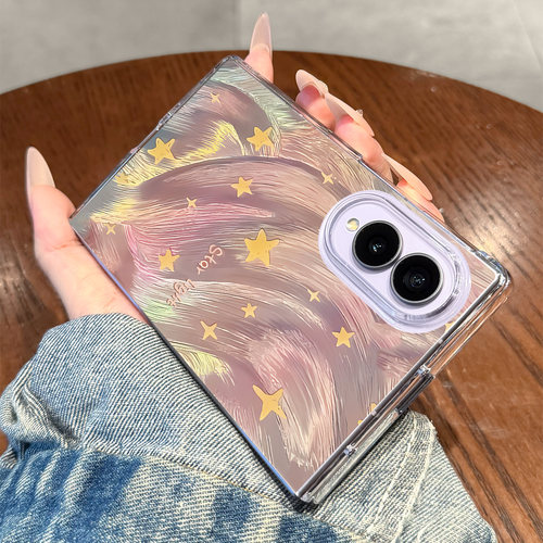适用三星zfold8流光星星手机壳