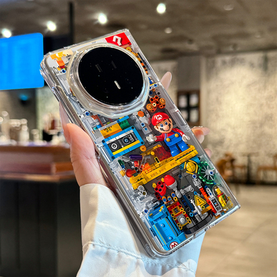 适用荣耀magicv5积木马里奥外壳