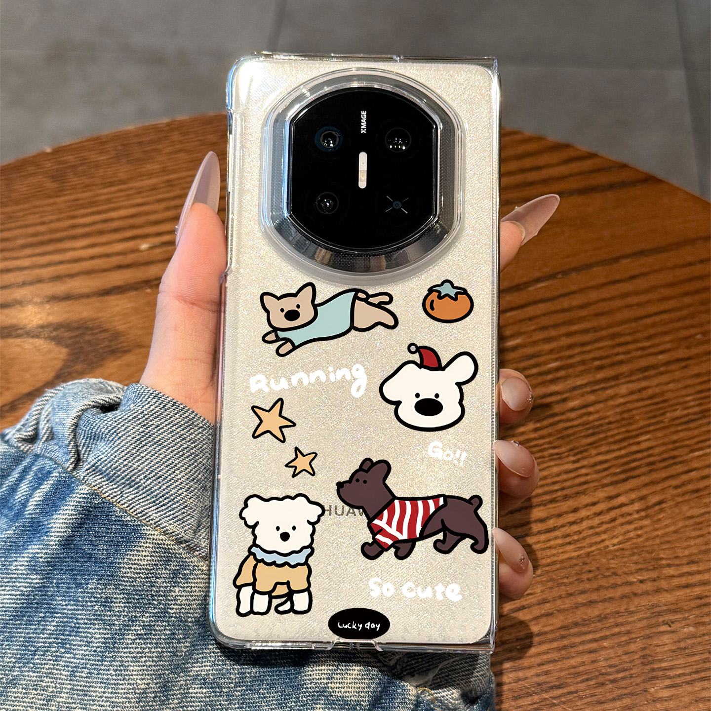 适用于华为折叠屏手机壳狗狗