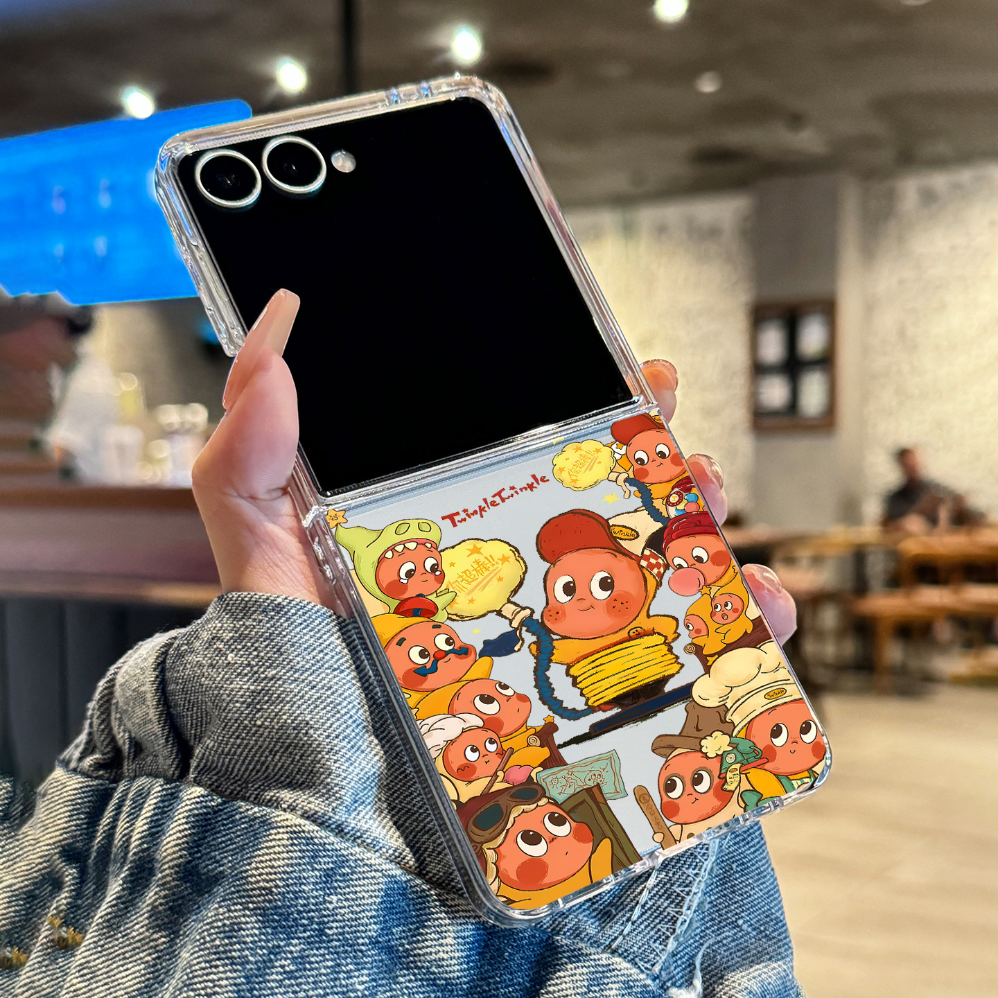 适用三星zflip7你超棒星星人外壳