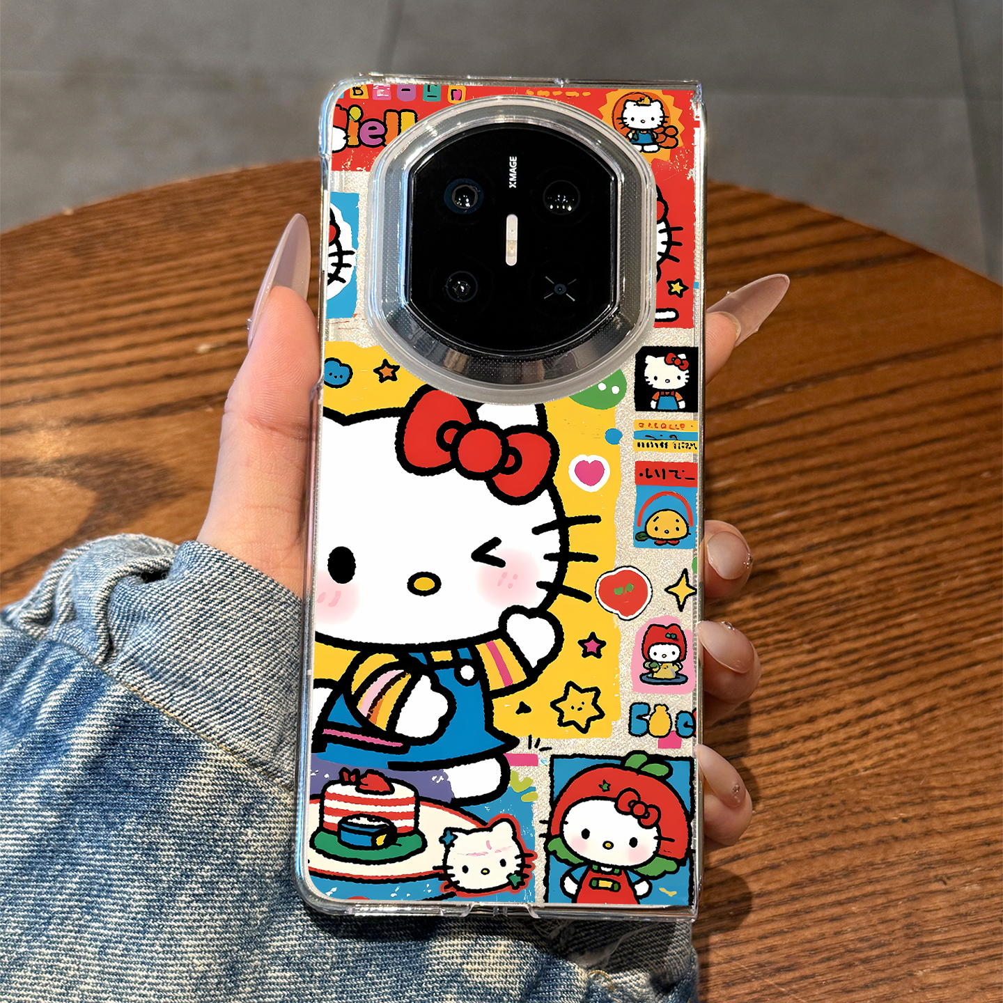 适用华为matex7创意蛋糕kt猫外壳