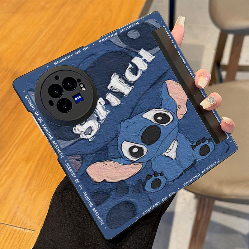 vivoxfold3油画史迪仔手机壳