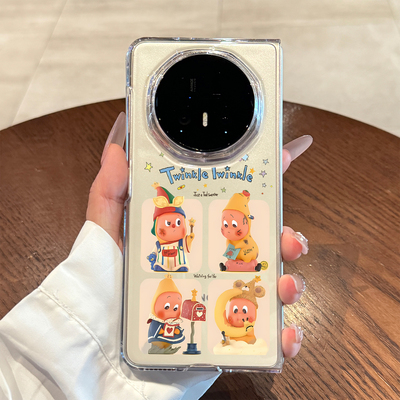 适用荣耀magicv5卡通星星人外壳