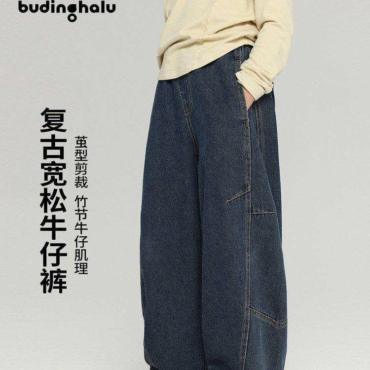 女童牛仔裤春秋款2025新款