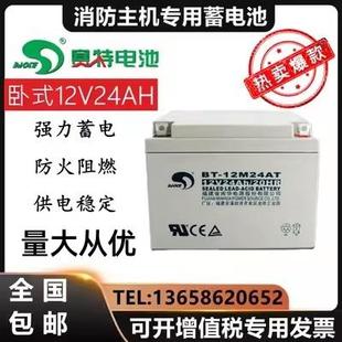 12M24AT铅酸蓄电池12V24AH北大青鸟海湾消防主机应急电瓶 赛特BT