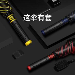 27寸防水套高尔夫直杆雨伞双人大号商务长柄伞定制抖音现货