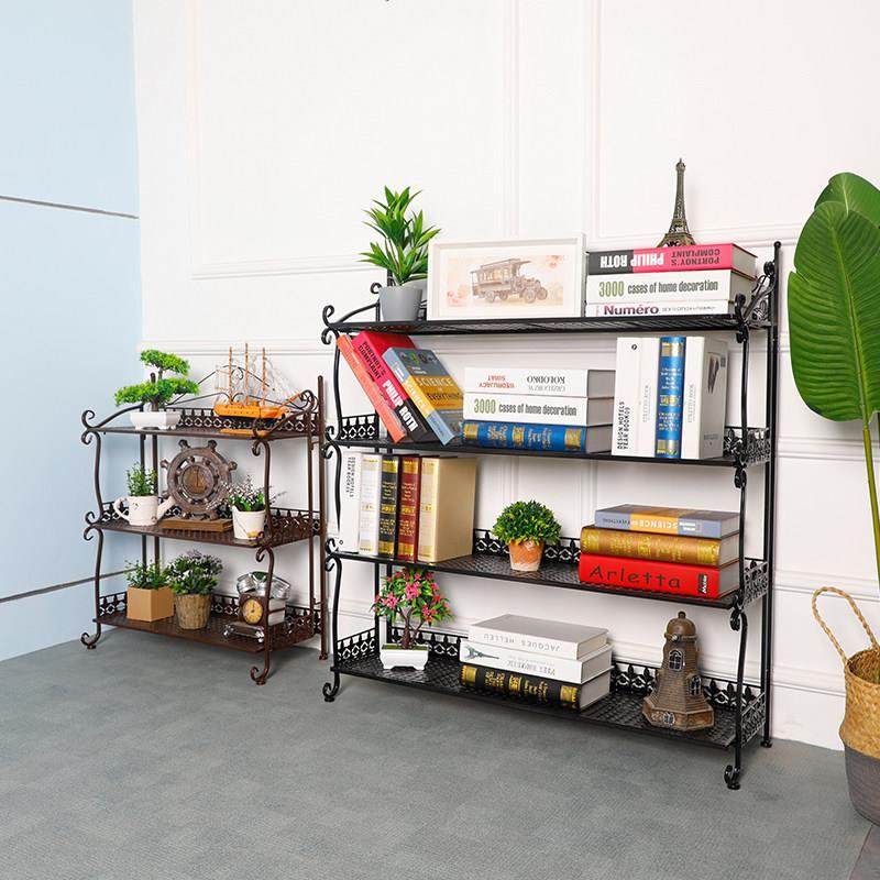 简易铁艺书架落地省空间简约现代置物架多层收纳架子创意儿童书柜,住宅家具,鞋架,淘宝优惠券,粉丝福利购,淘宝优惠卷