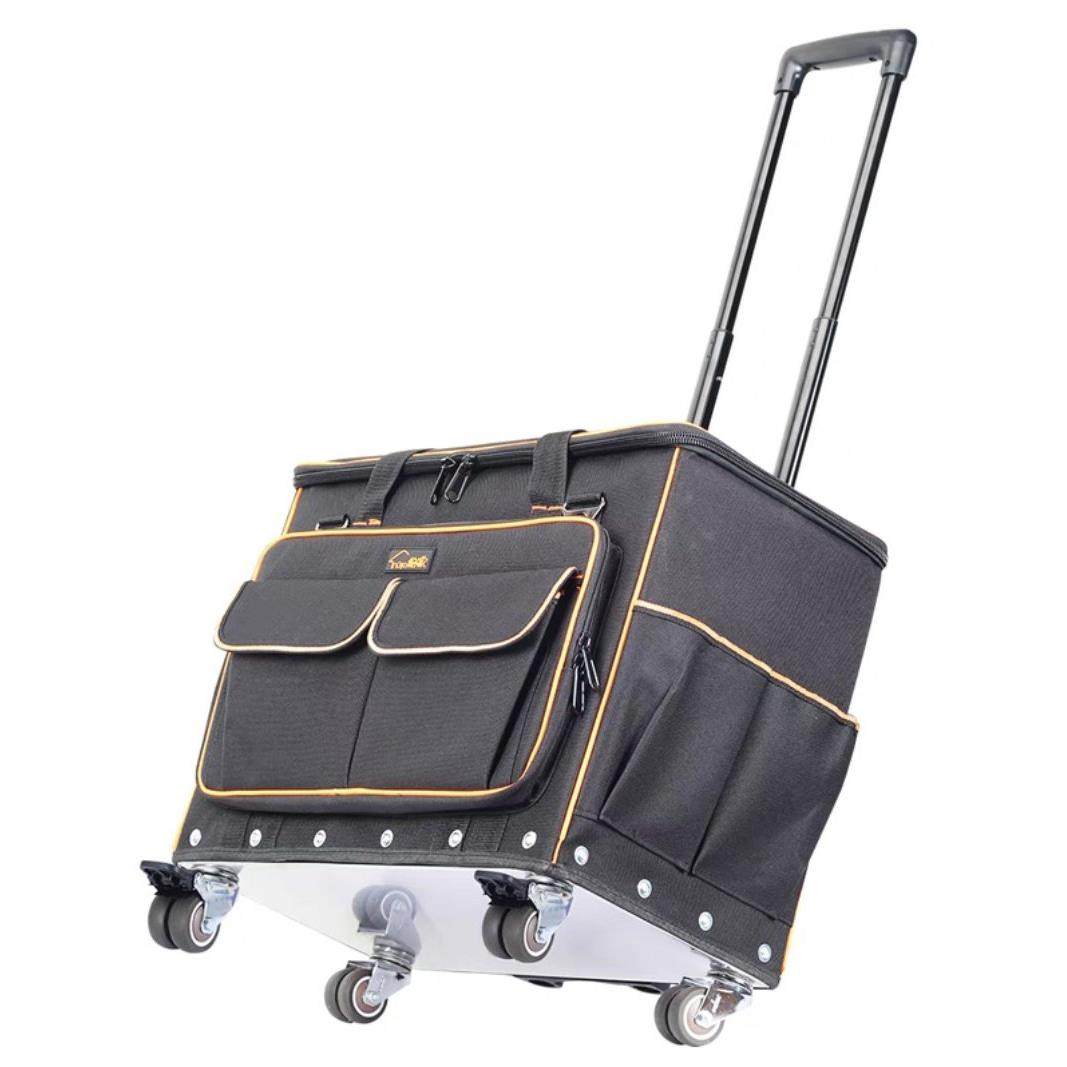 加大不锈钢底工具拉杆箱工具包带拉杆万向轮电工木工收纳箱五金包,五金/工具,五金工具箱/五金收纳箱,淘宝优惠券,粉丝福利购,淘宝优惠卷