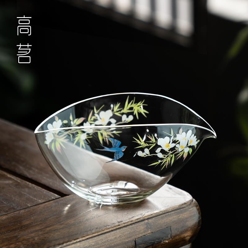 女士耐热玻璃公道杯高档分茶器绿茶冷泡专用茶具精致倒茶泡茶公杯