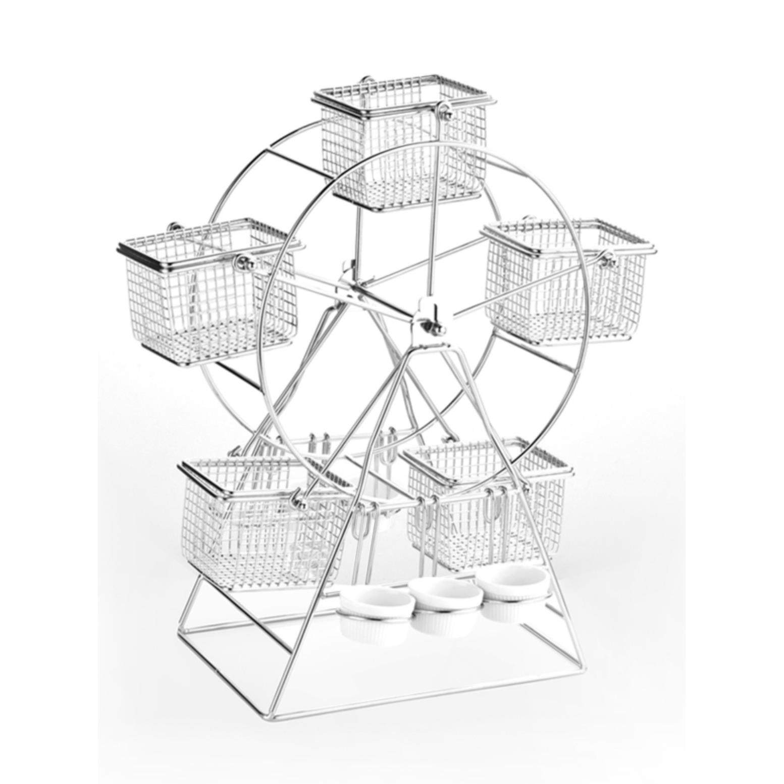 商用ktv摩天轮旋转小吃薯条架炸鸡块篮框酒吧点心食物展示架304,餐饮具,酒店餐具,淘宝优惠券,粉丝福利购,淘宝优惠卷