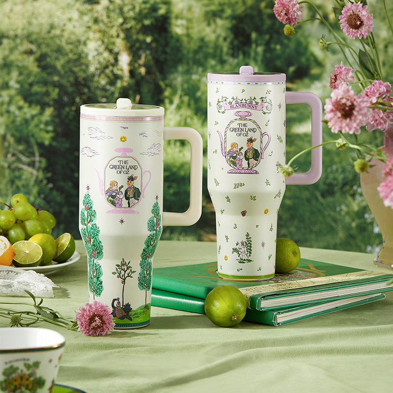 布兰兔保温杯大容量吨吨吸管杯