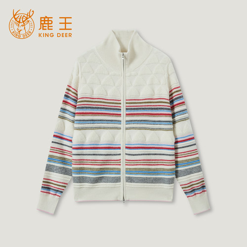 鹿王100%山羊绒女款羊绒衫