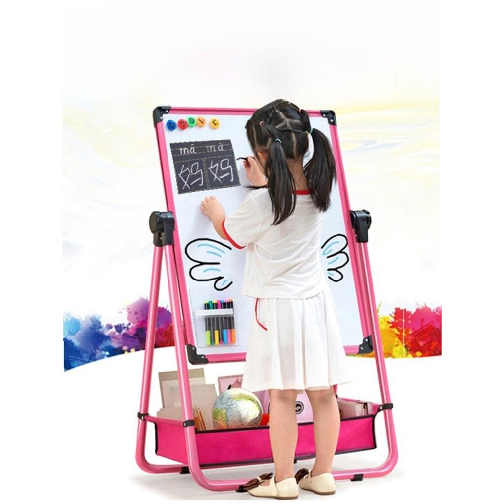 Children magnetic board blackboard writing whiteboard easel - 实物图