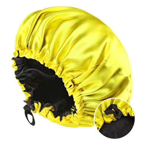 silk hair bonnet Satin Bonnets Cap Night Sleep Hat Hair Bon